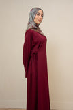 Side Ties Maroon