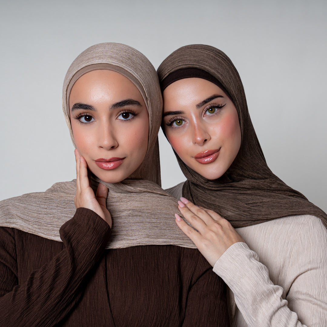 Earth Brown Crinkle Modal