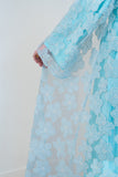 Pearled Petal in Aqua Mist