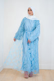 Pearled Petal in Sky Blue