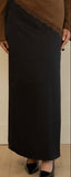 Suha Satin Skirt - Black