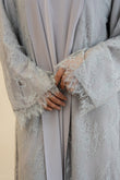 Chantilly Lace Set- Gray