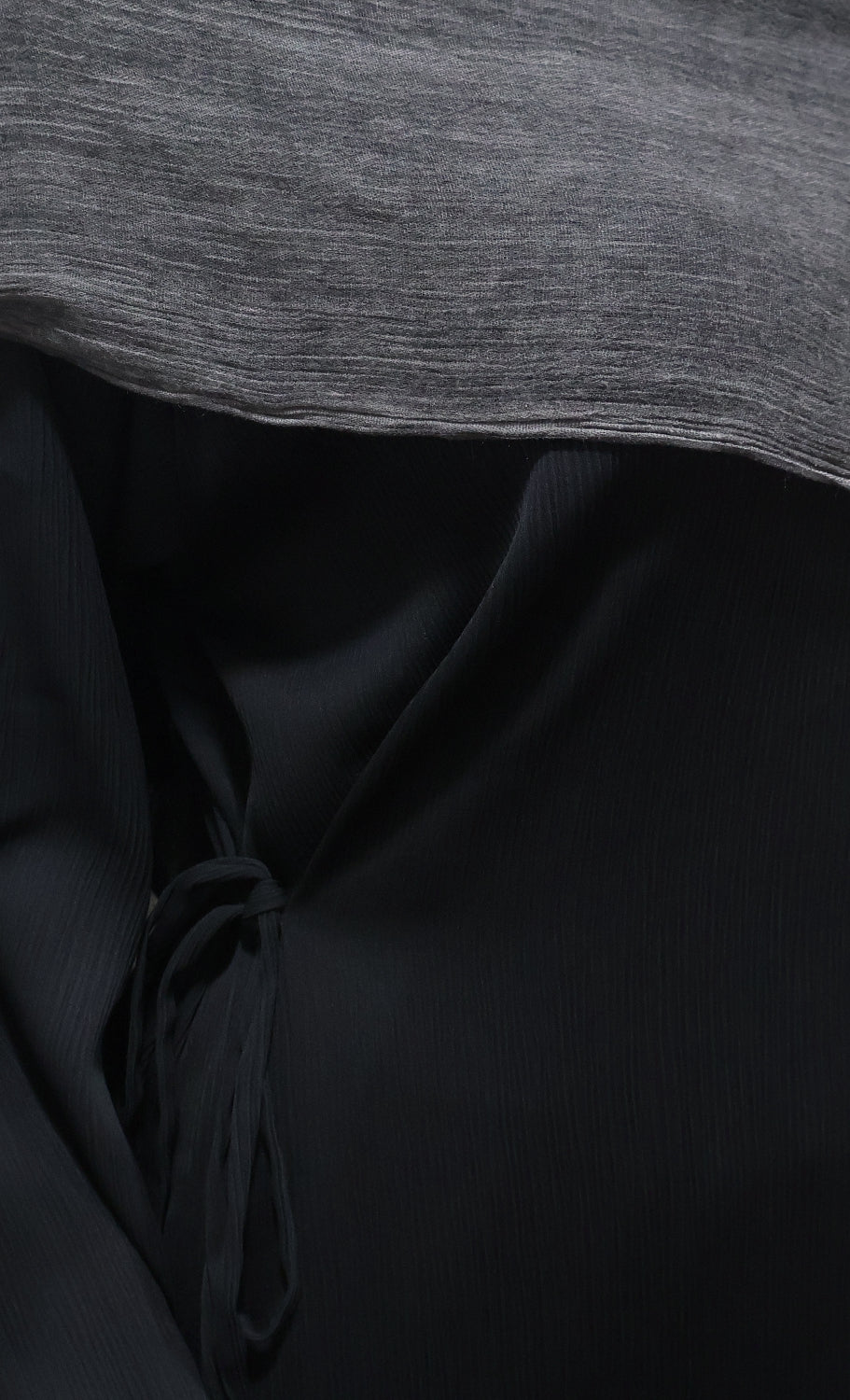 Charcoal Crinkle Modal