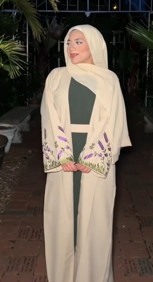 Aleena Linen Abaya