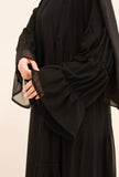 Mini Me-Tiered pleated Black