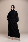 Suede abaya