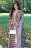Plaid Lightweight Overcoat