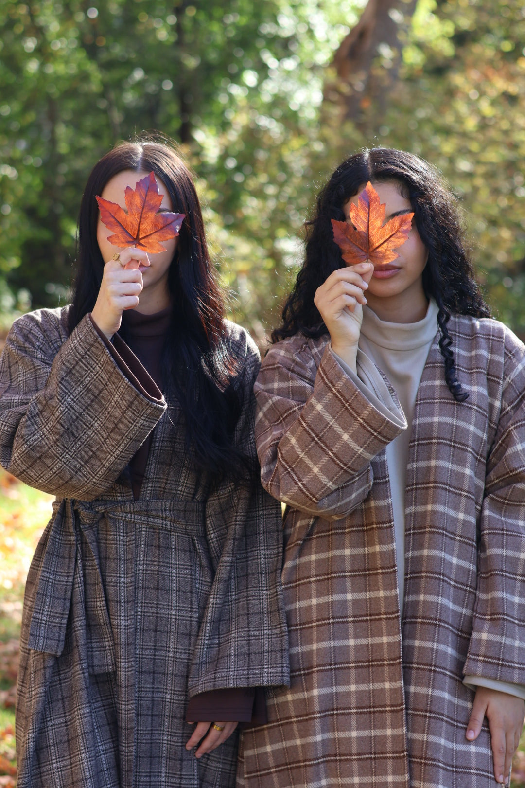 Plaid Lightweight Overcoat