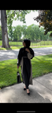 Fray black Abaya