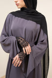 Grey Chantilly Fitted Sleeve
