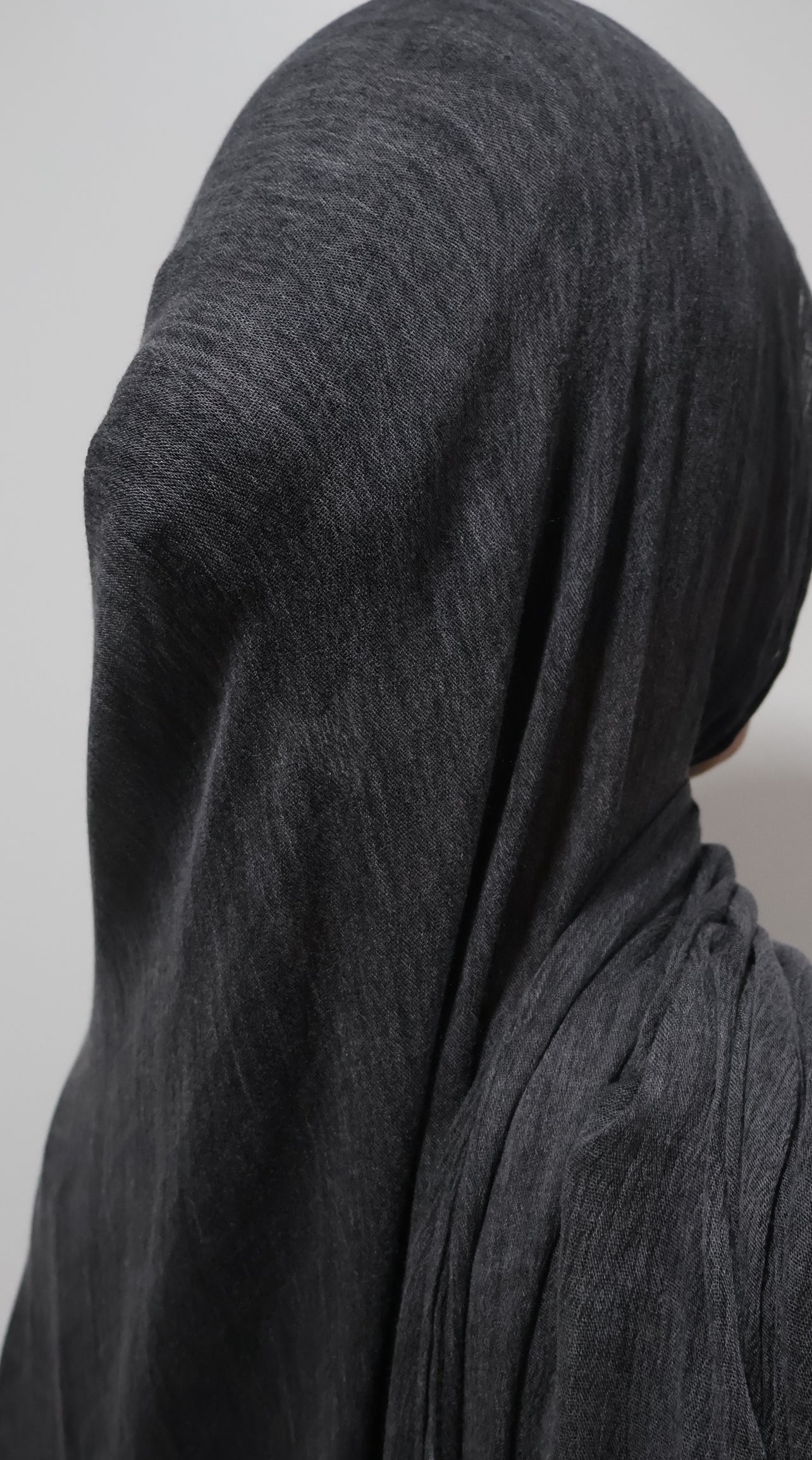 Charcoal Crinkle Modal