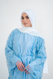 Pearled Petal in Sky Blue
