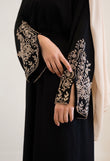 Yara Beaded Abaya-Black