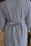 Soraya-Striped Blue