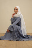 Ava Lace Dress-Baby Blue