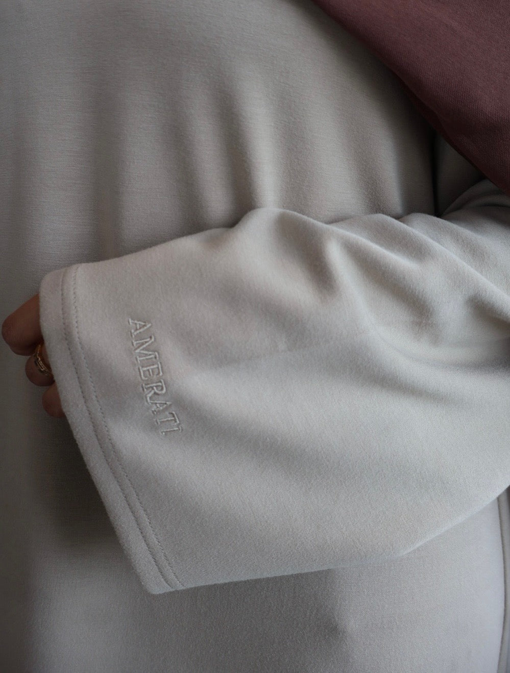 Razan-Buttery Beige Soft Abaya