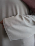 Razan-Buttery Beige Soft Abaya
